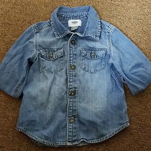 Toddler demin shirt old navy
